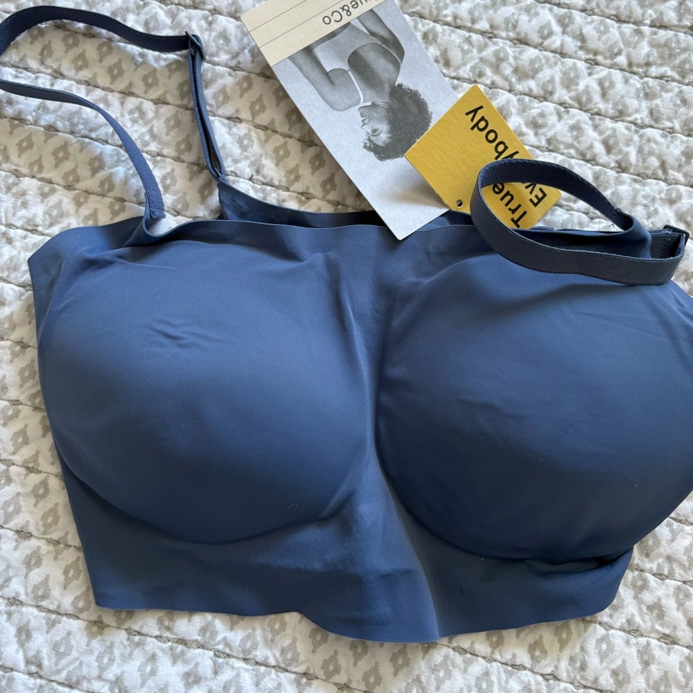 NWT True & Co. Women's Deep Blue Bra
